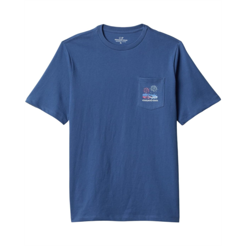 Vineyard Vines Kids Glow Beach Fireworks Whale Tee (Toddler/Little Kid/Big Kid)