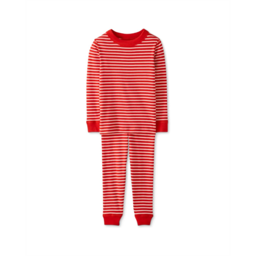 Hanna Andersson Striped Long John Pajama Set (Infant/Toddler/Little Kid/Big Kid)