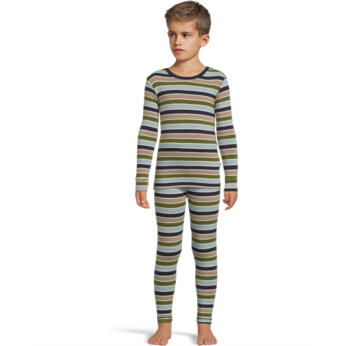 Kickee Pants Kids Print Long Sleeve Pajama Set (Toddler/Little Kid/Big Kid)
