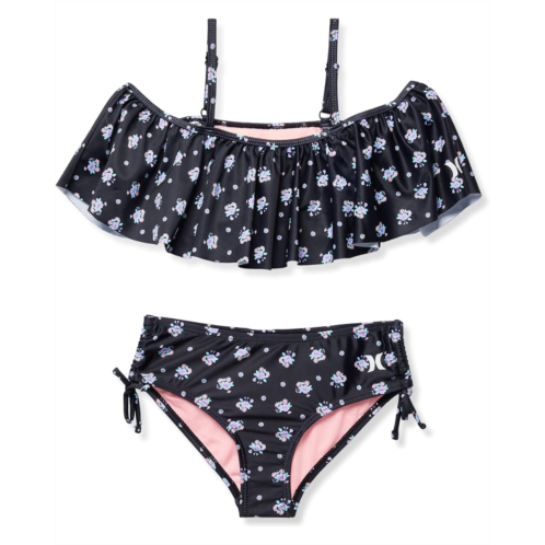 Hurley Kids Flounce Bikini Set (Little Kids)