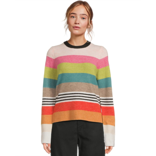 Michael Stars Irene Stripe Crew Neck Pullover