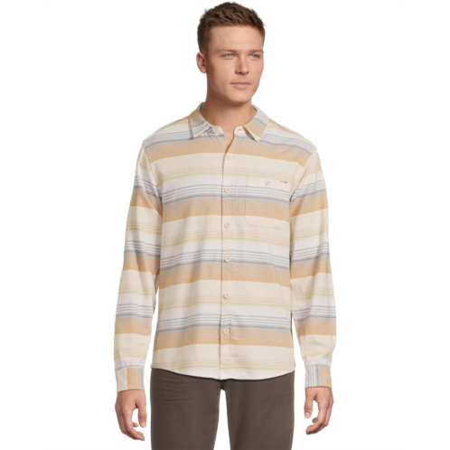 Hurley Portland Stripe Strch Flnnl Long Sleeve