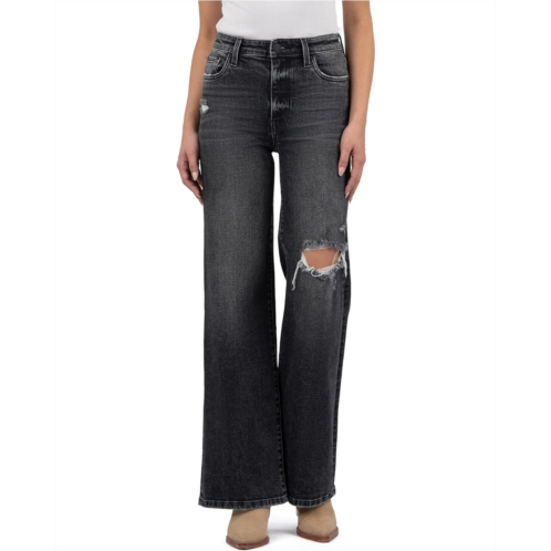 KUT from the Kloth JODI HIGH RISE -WIDE LEG BACK POCKETS REGULAR HEM