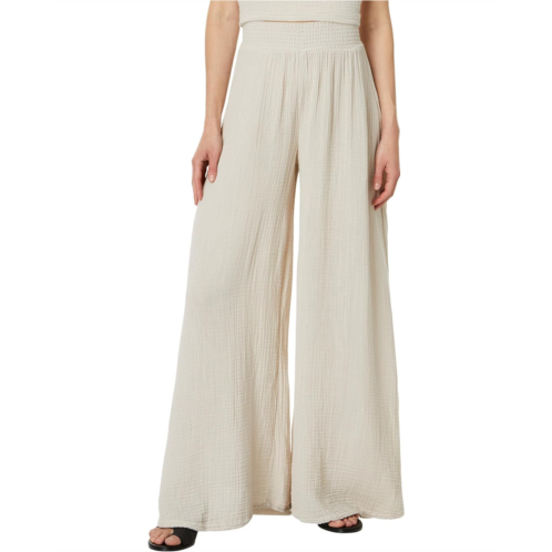 Michael Stars Simba Extra Wide Smocked Waist Pant