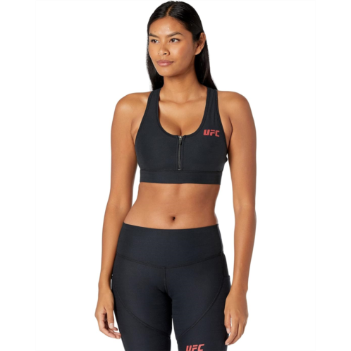 Womens UFC Core Zip Front Sports Bra