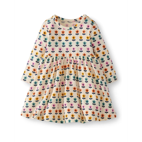 Hanna Andersson Long Sleeve Playtime Dress in HannaSoft (Infant/Toddler)