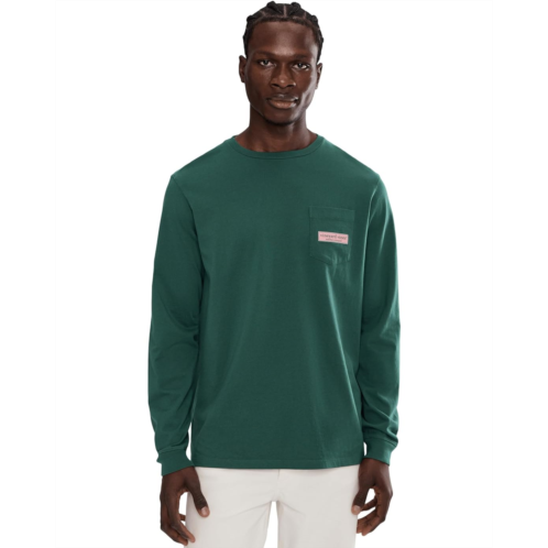 Mens Vineyard Vines Classic Logo Box Long Sleeve Tee