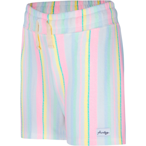 Hurley Kids High Waisted French Terry Shorts (Big Kid)