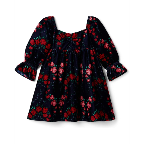 Janie and Jack Rose Print Dress (Toddler/Little Kids/Big Kids)