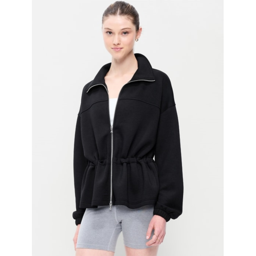 OldNavy Bounce Fleece Full-Zip Cinched Sweatshirt