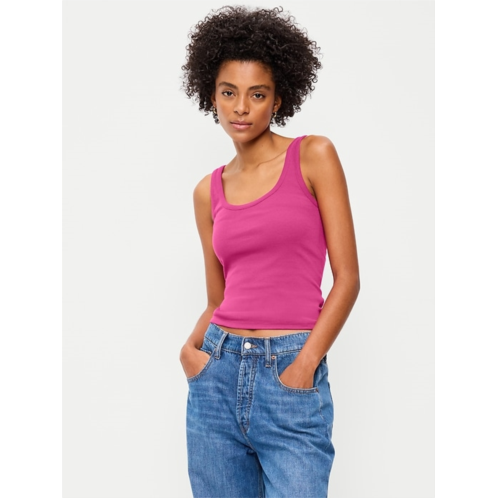 OldNavy First-Layer Ribbed Scoop-Neck Tank Top