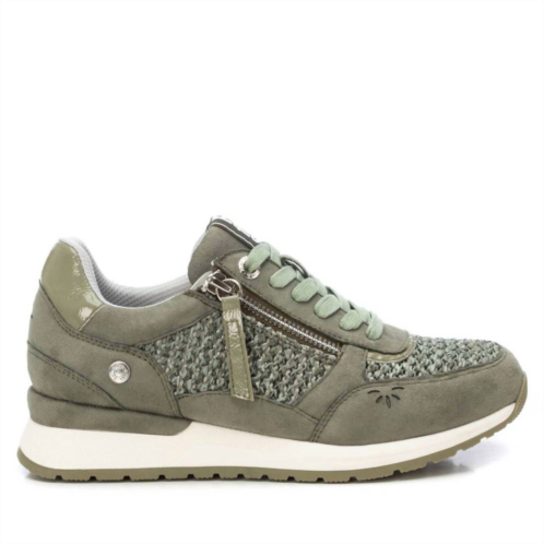 Xti womens casual sneakers in kakhi