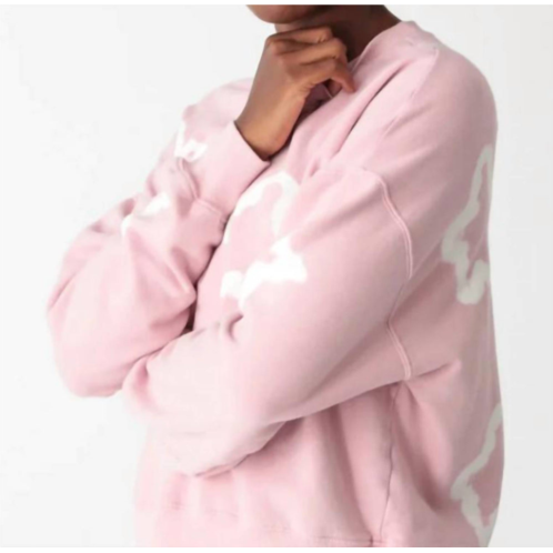 Electric & Rose classic sweatshirt star mauve/cloude tie dye