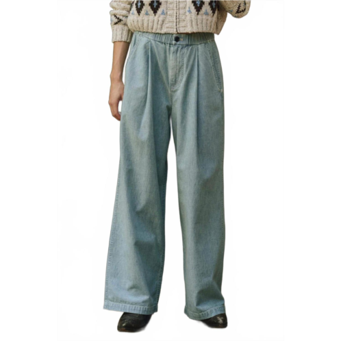 THE GREAT. sawyer pull on pants in boiler wash