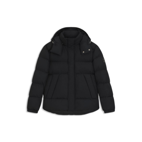 BOSS logo-badge jacket with water-repellent finish