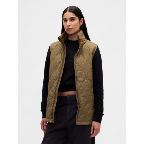 Gap Recycled Lightweight Quilted Puffer Vest