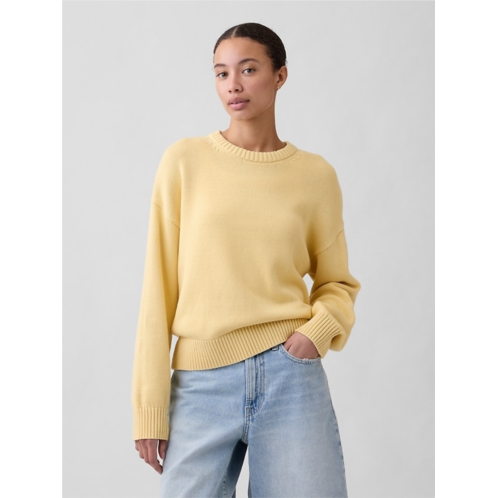 Gap Relaxed Cotton Crewneck Sweater