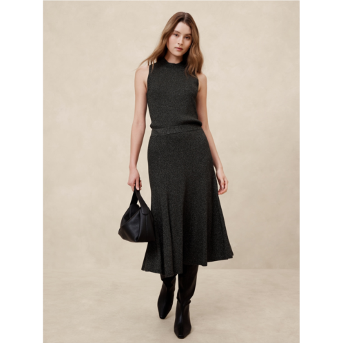 bananarepublic Lurex Midi Sweater Skirt