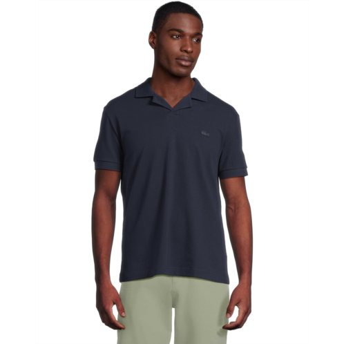Mens Lacoste Classic Fit Buttonless Polo