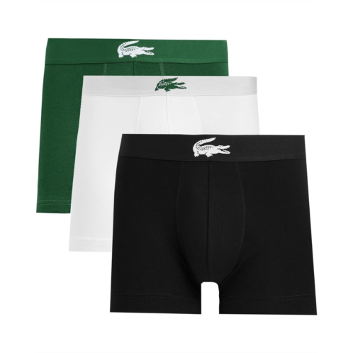 Mens Lacoste 3-pack Stretch Jersey Trunks