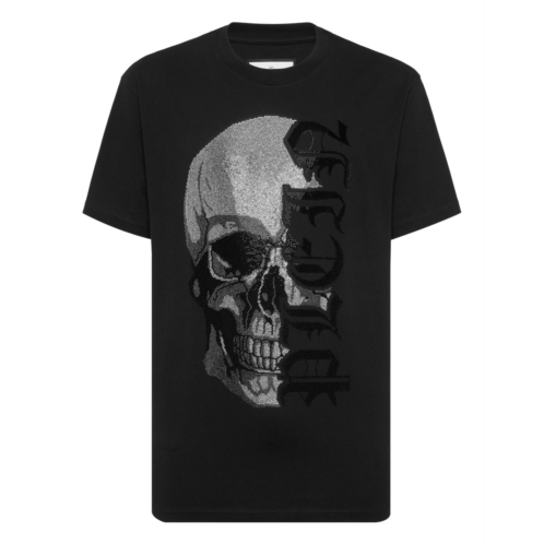 PHILIPP PLEIN round neck t-shirt gothic plein stones