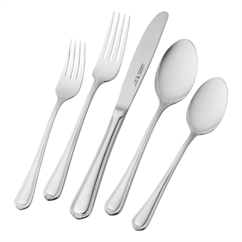 Henckels alcea flatware set 65-piece silver