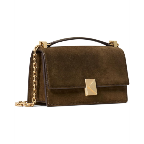Kate Spade New York Deco Suede Mini Flap Chain Crossbody