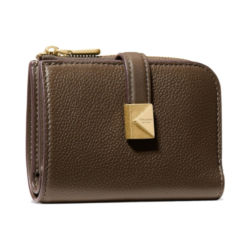 Kate Spade New York Tribeca Pebbled Leather Small Compact Wallet