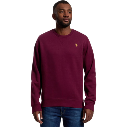 U.S. POLO ASSN. Long Sleeve Popover Crew Neck Fleece Sweatshirt