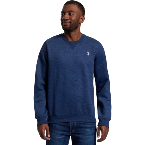U.S. POLO ASSN. Long Sleeve Popover Crew Neck Fleece Sweatshirt
