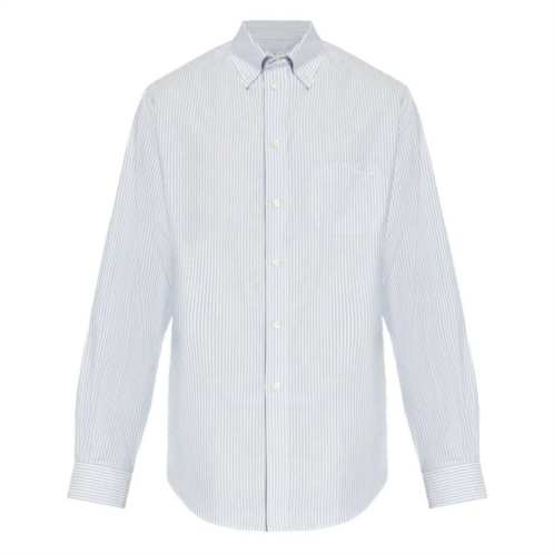 Bally striped long-sleeved cotton shirt