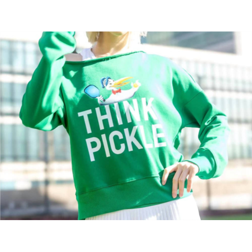 THINK ROYLN flash sweatshirt in vlasic pickle green