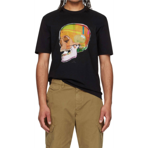 Paul Smith skull sketch print t-shirt in black