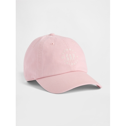 Gap × Summer Fridays Organic Cotton Logo Baseball Hat