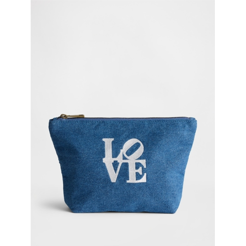 Gap Robert Indiana Love Denim Bag