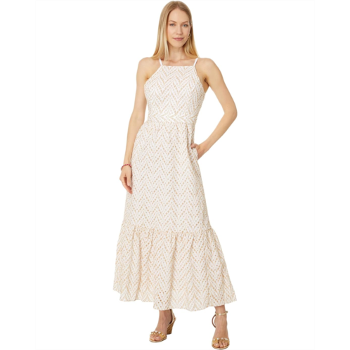 Lilly Pulitzer Charlese Eyelet Halter Maxi Dress