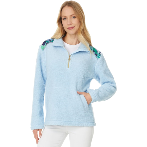 Lilly Pulitzer Wallen Sherpa 1/2 Zip