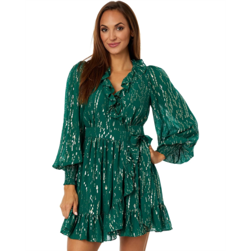 Lilly Pulitzer Birdy Long Sleeve Silk Wr