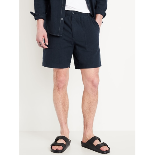 OldNavy Crepe Workwear Shorts -- 7-inch inseam