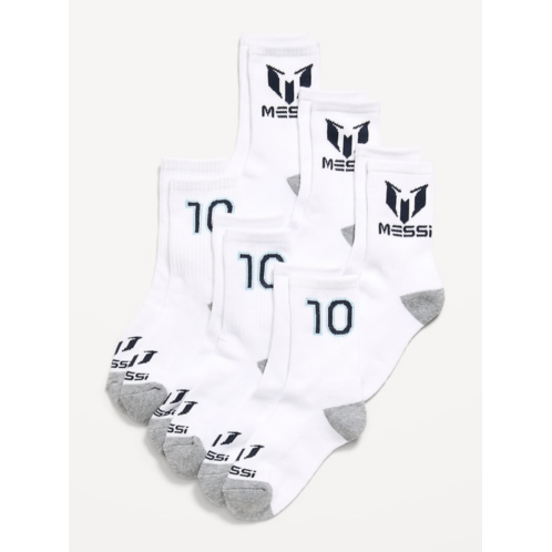 OldNavy Messi Gender-Neutral Crew Socks 6-Pack for Kids