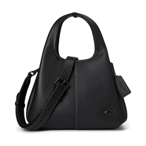 COACH Polished Pebble Leather Lana Shoulder Bag 23