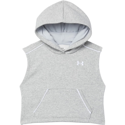 Under Armour Kids Rival Fleece Piped Sleeveless Hoodie (Big Kid)