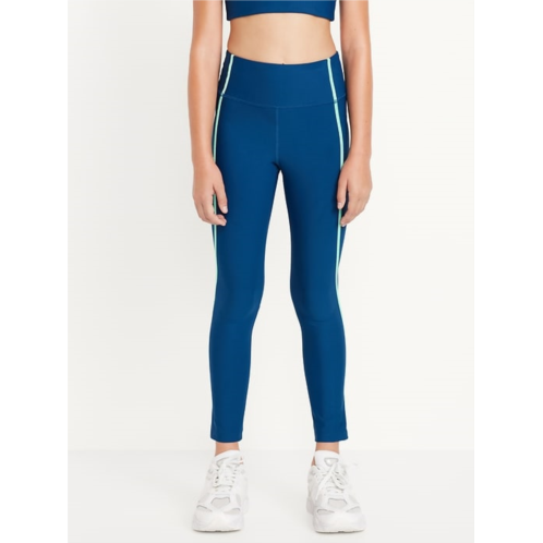 OldNavy High-Waisted PowerSoft 7/8-Length Performance Leggings for Girls