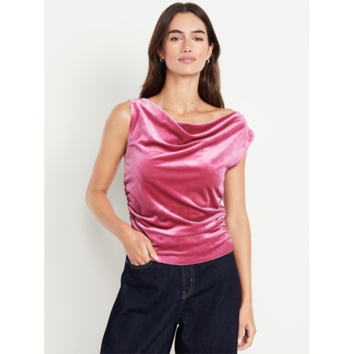 OldNavy Velvet Ruched Top
