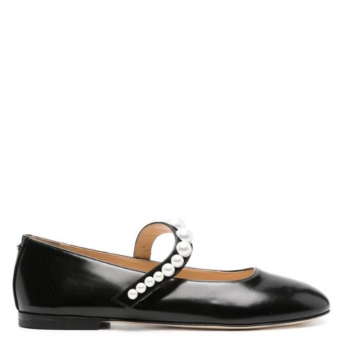 Mach & Mach sirene faux-pearl embellished ballerina flats