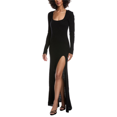 Jacquemus maxi alpaca & mohair-blend sweaterdress