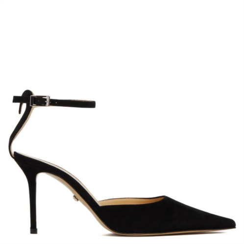 Mach & Mach heart detail pointed-toe suede pumps