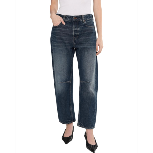 Womens Madewell Darted Barrel Leg Jeans in Danver Wash