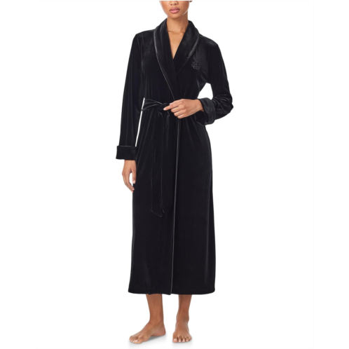 POLO RALPH LAUREN Velvet Long Shawl Collar Robe