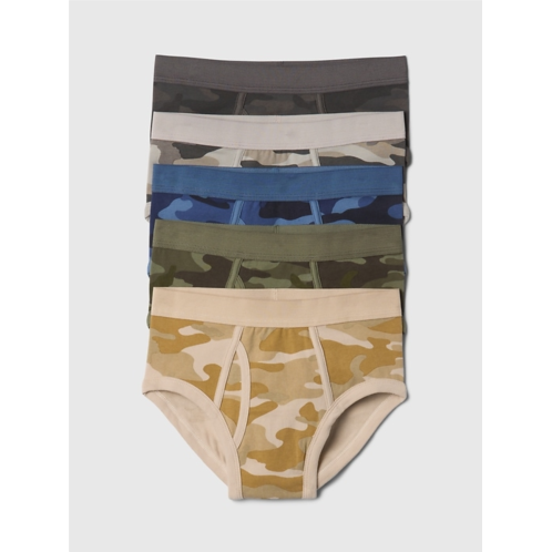 Gap Kids Organic Cotton Camo Briefs (5-Pack)